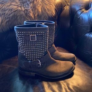 Steve Madden studded boots